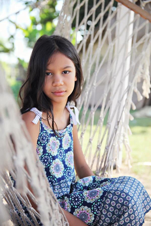 Lotus Blue Beach Dress - Image 4