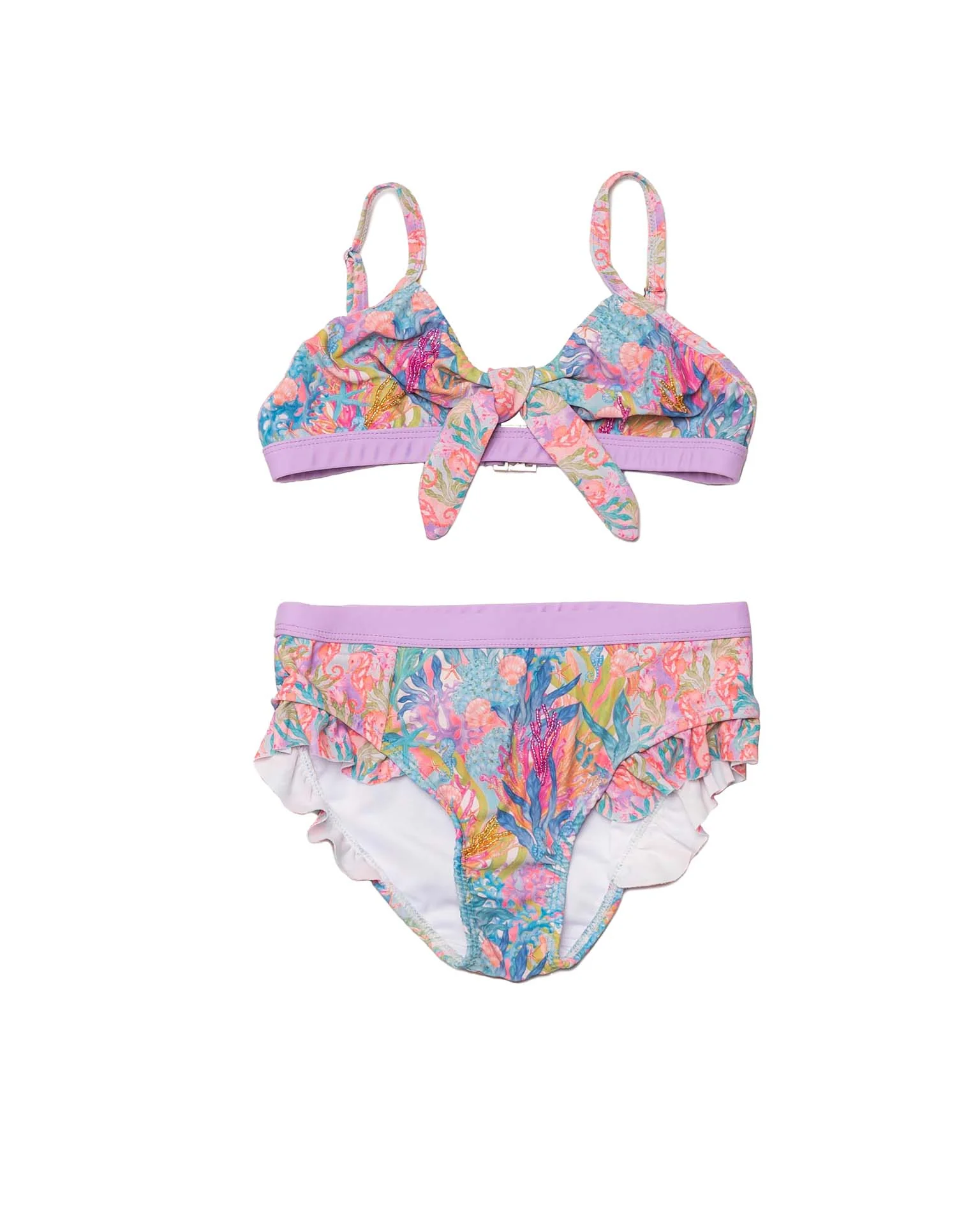 Hand Beaded 3 Piece Swim Set - Image 3