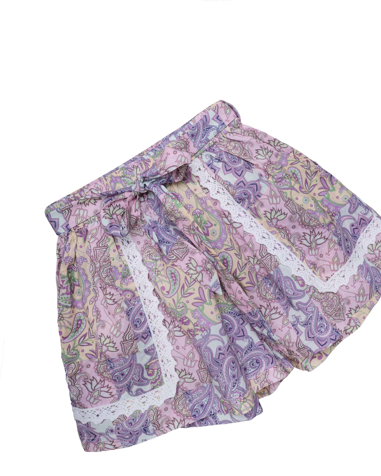 Cotton Shorts with Belt - Image 4