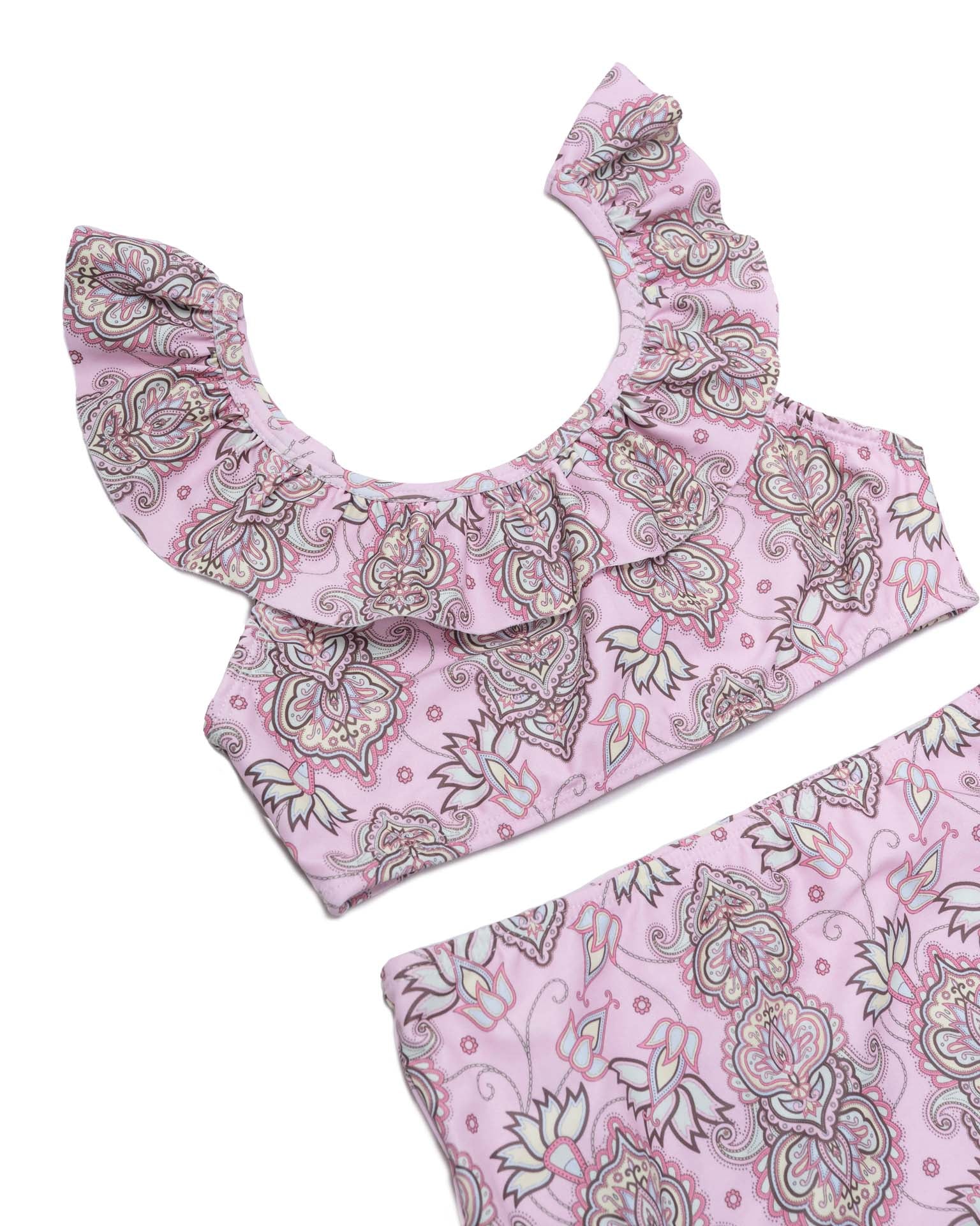 Ruffle Neckline Bikini - Image 3