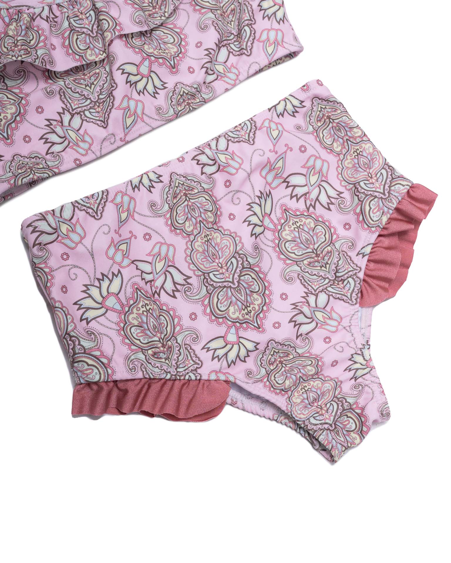 Ruffle Neckline Bikini - Image 4