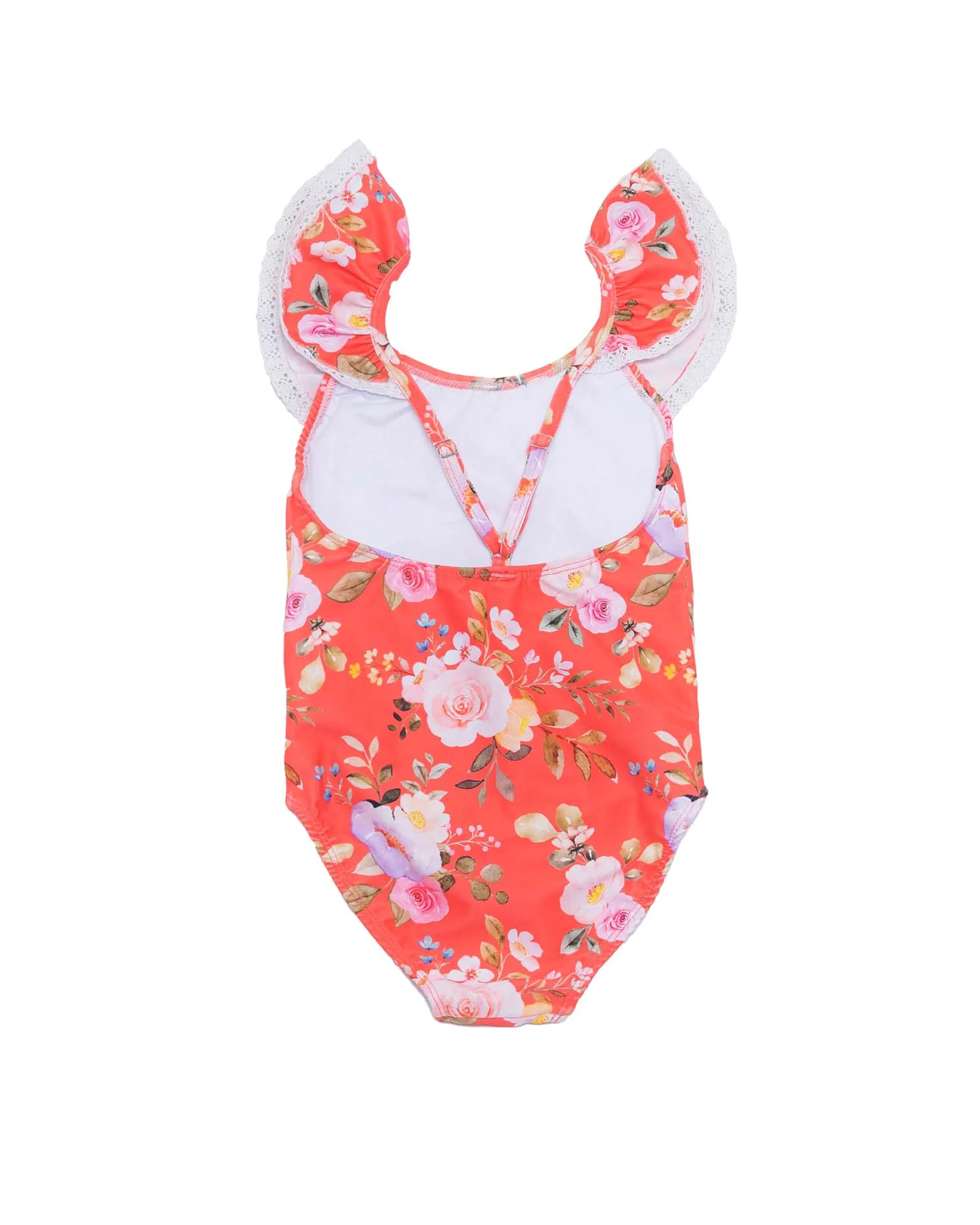 Ruffle Neck One Piece Swimsuit - Image 4