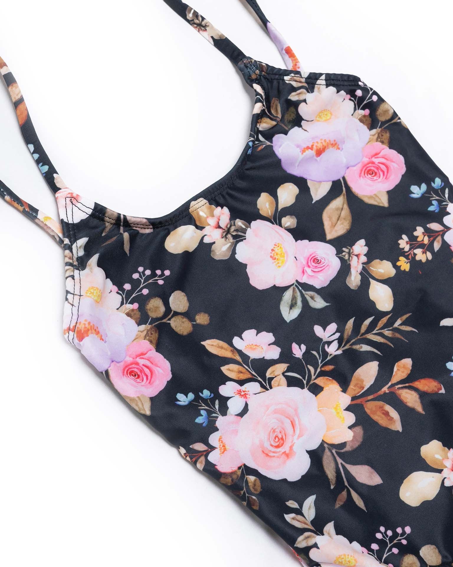 Tie Back One Piece Swimsuit - Image 3