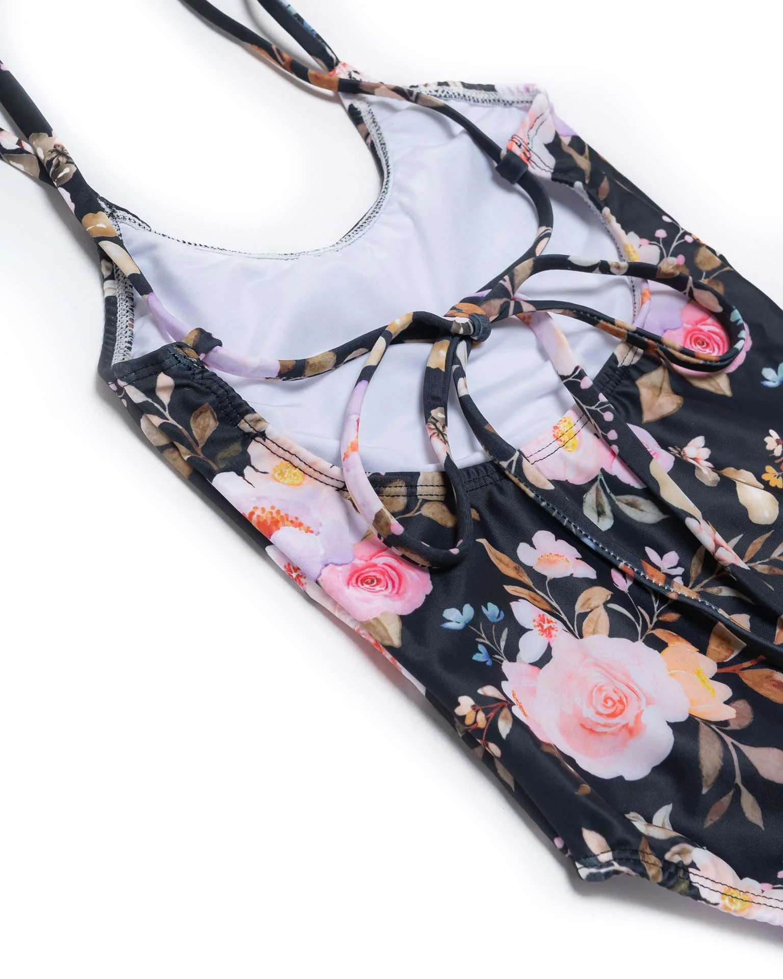 Tie Back One Piece Swimsuit - Image 5