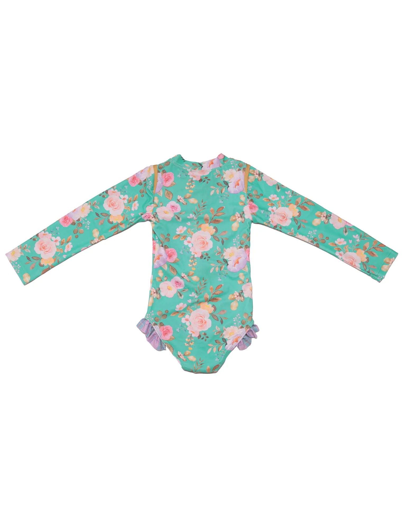 Long Sleeve Zip One Piece Swimsuit - Image 5