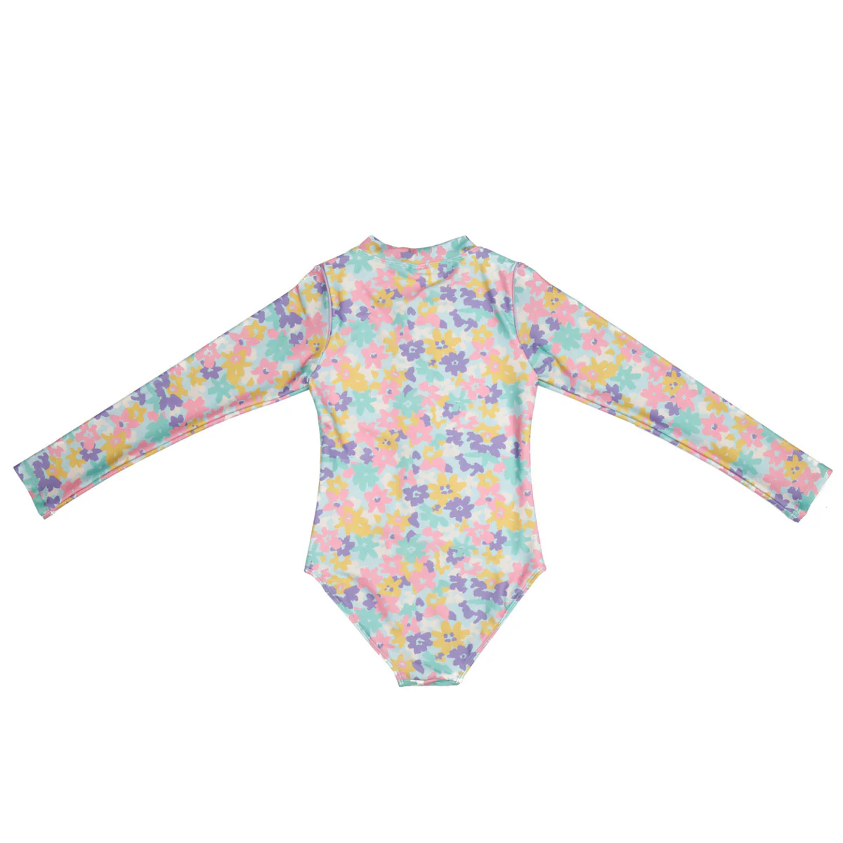 Long Sleeve Zip One Piece Swimsuit - Image 3