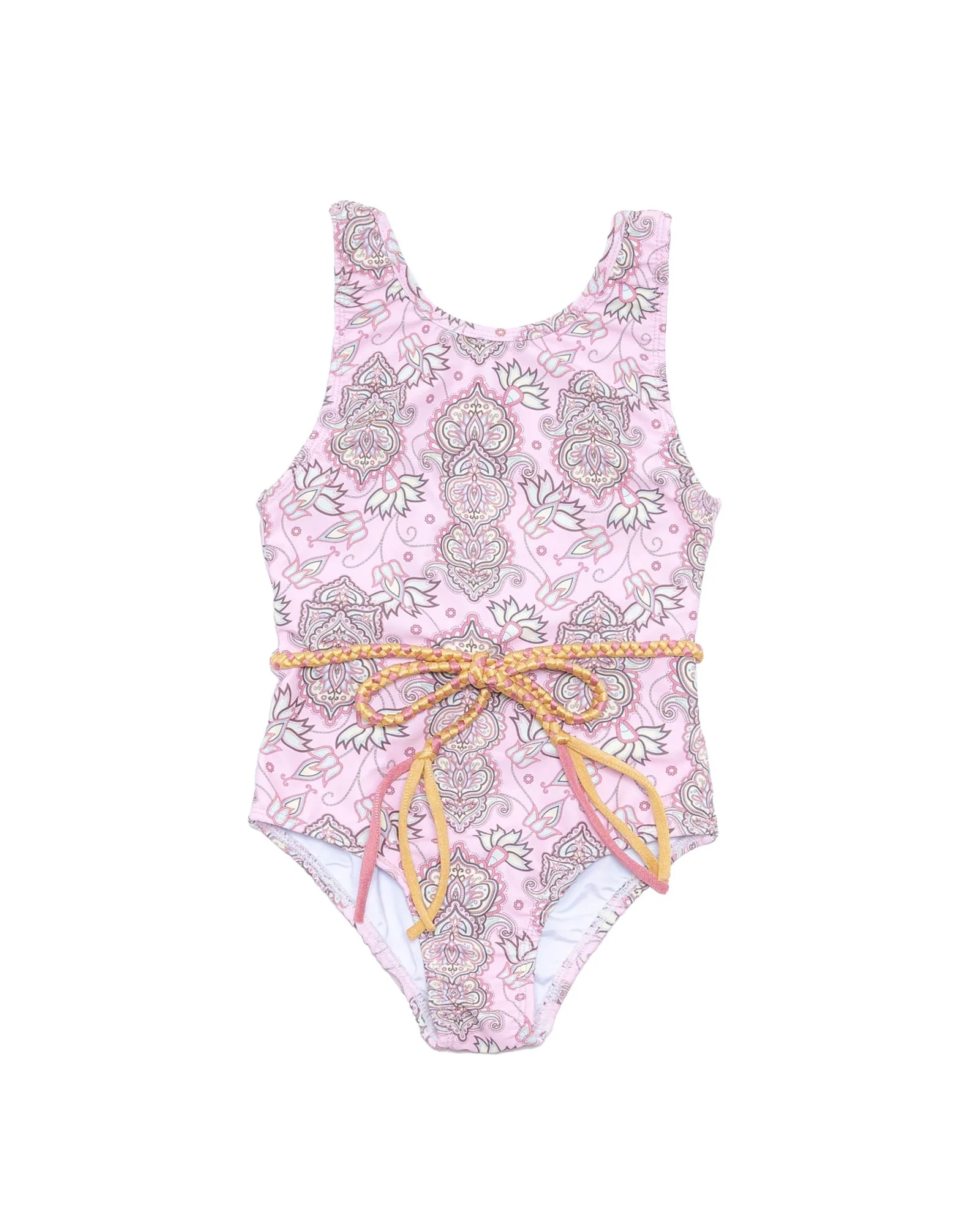 One Piece Swimsuit with Belt | Wild Flower