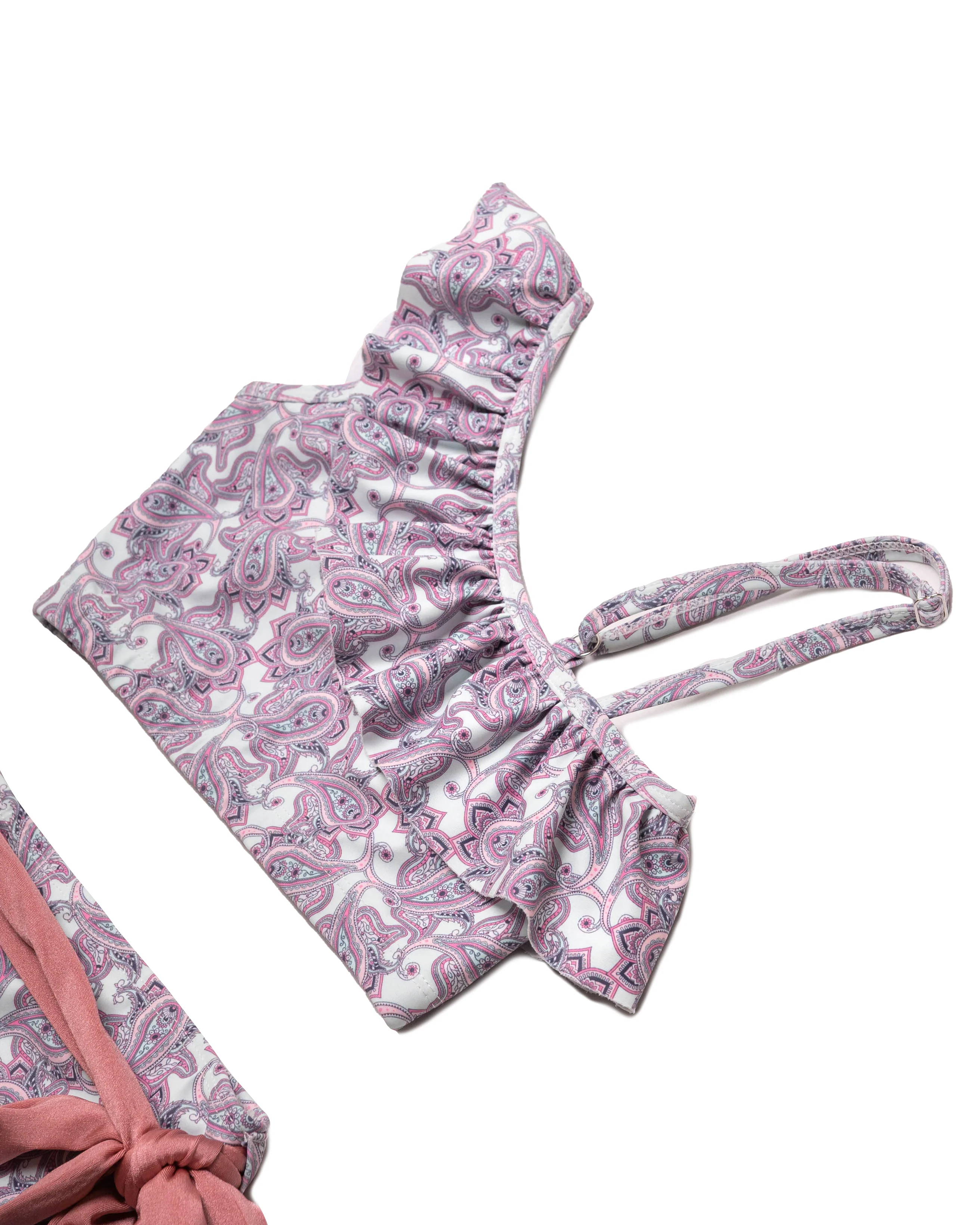 One Shoulder Ruffle Bikini - Mystic Moon - Image 4