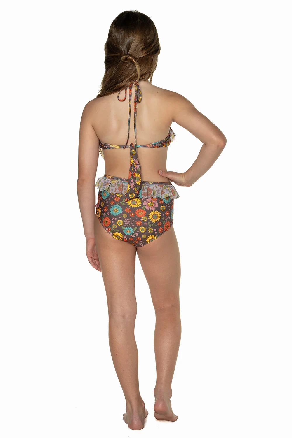Peace, Love & Happiness High Waisted Bikini (Poppy) - Image 11