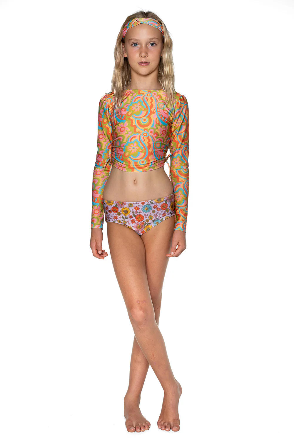 2 Piece Swimsuit Set with Side Ties - Image 7