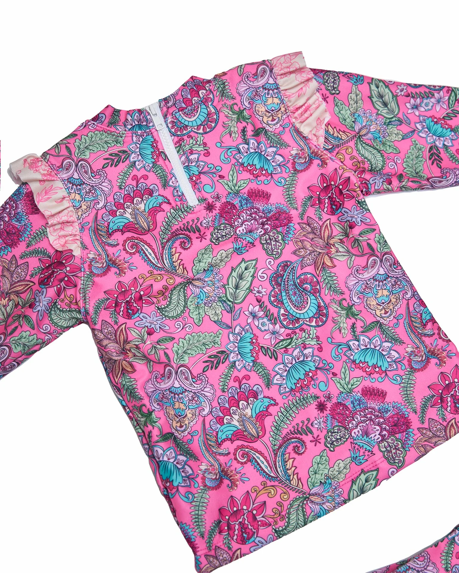 Baby Girl Swim Set – Long Sleeve & Frill Bottoms (Liberty) - Image 5