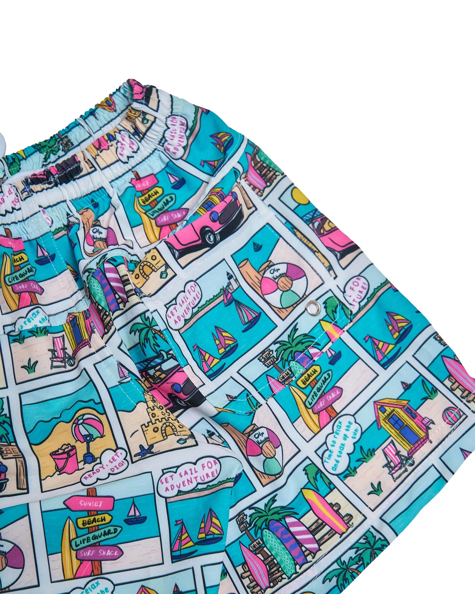 Boys Board Shorts (Bondi Print) - Image 4