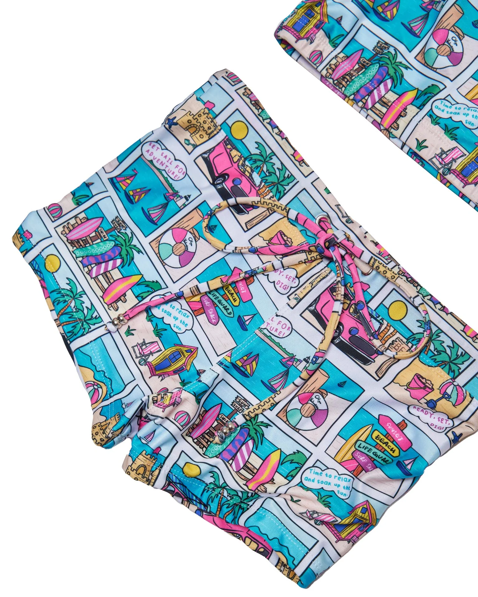 Girls Racer Bikini (Bondi Print) - Image 3