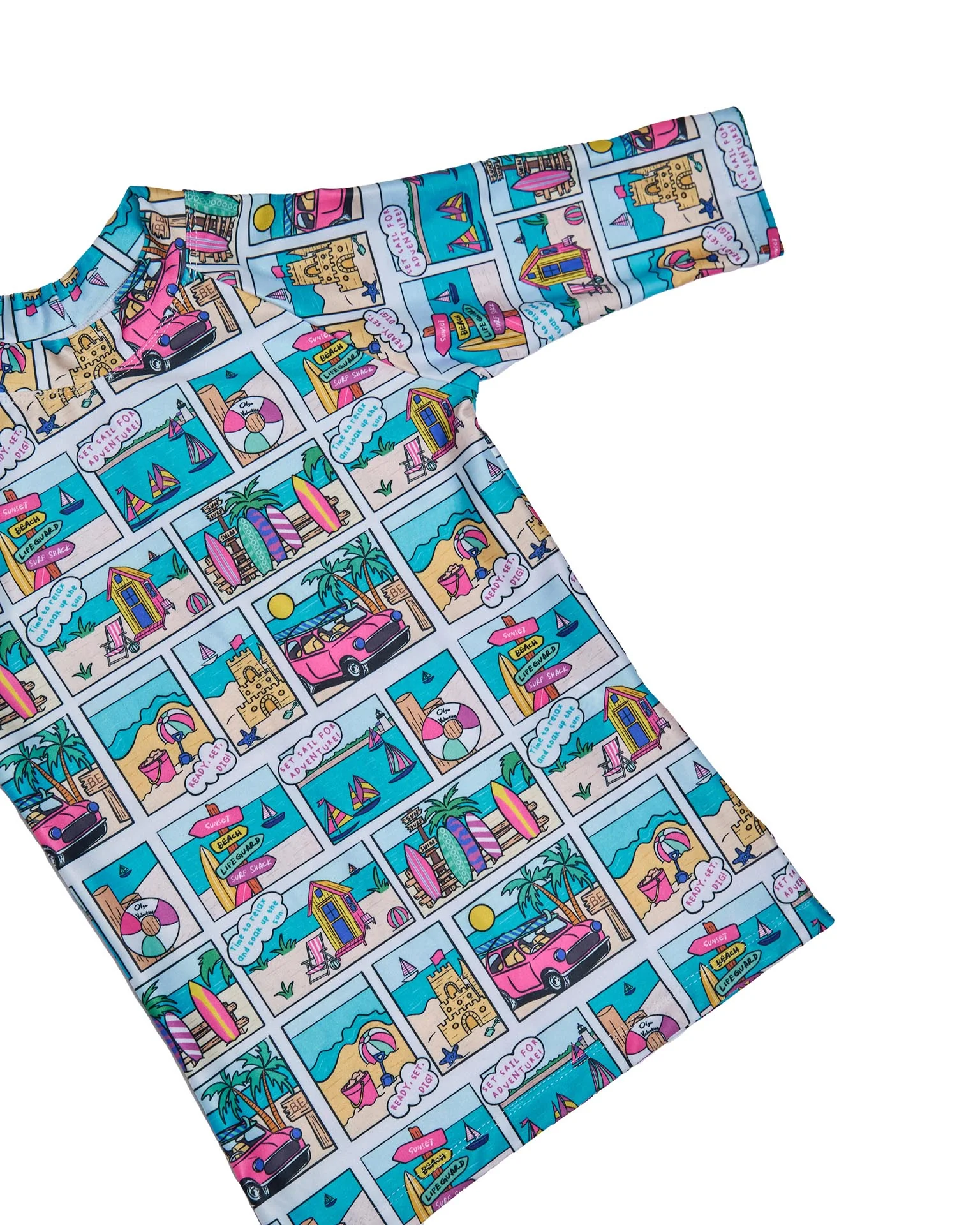 Boys Short Sleeve Rashie – UPF 50+ (Bondi) - Image 5