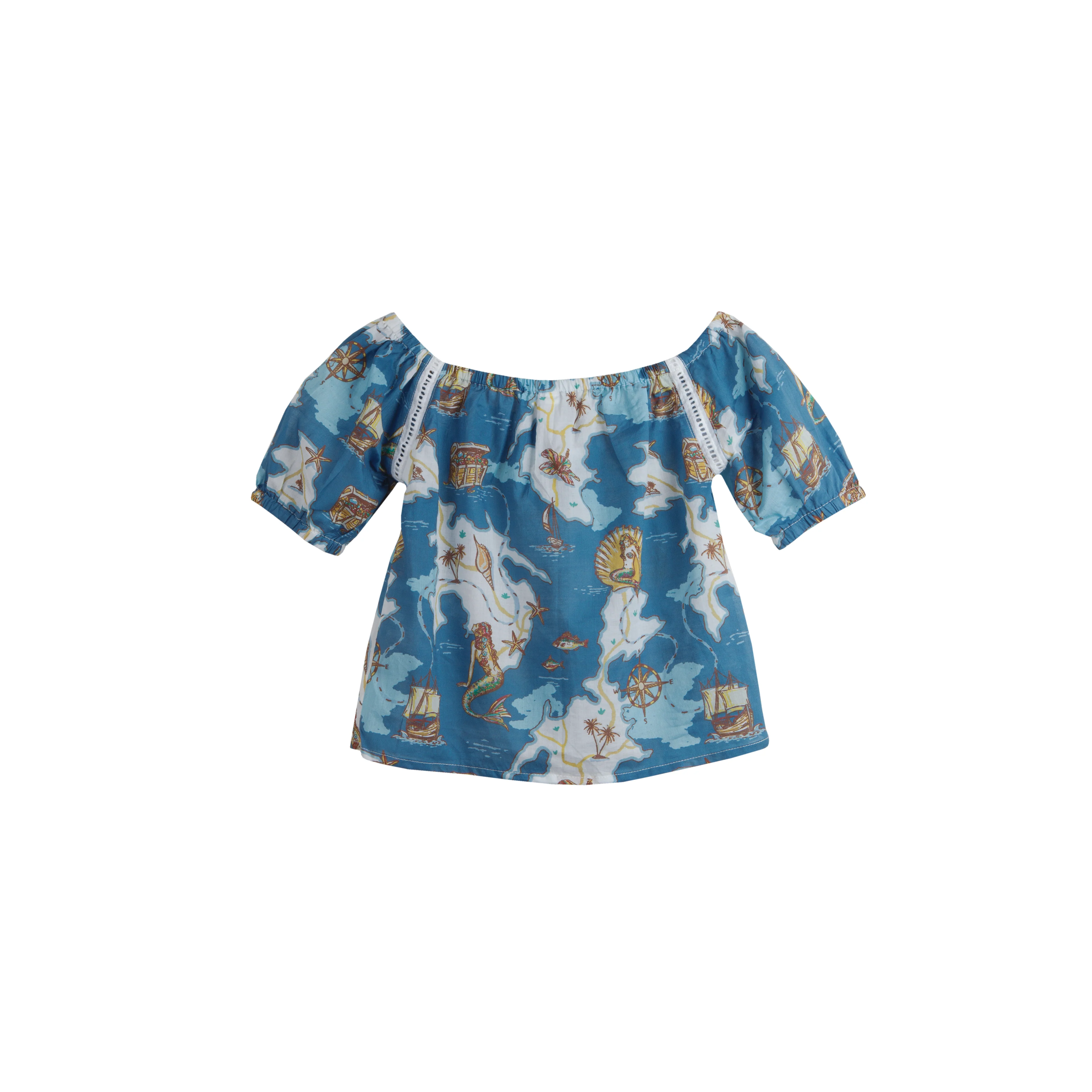 SAMPLE | Cotton Off Shoulder Top - Image 2