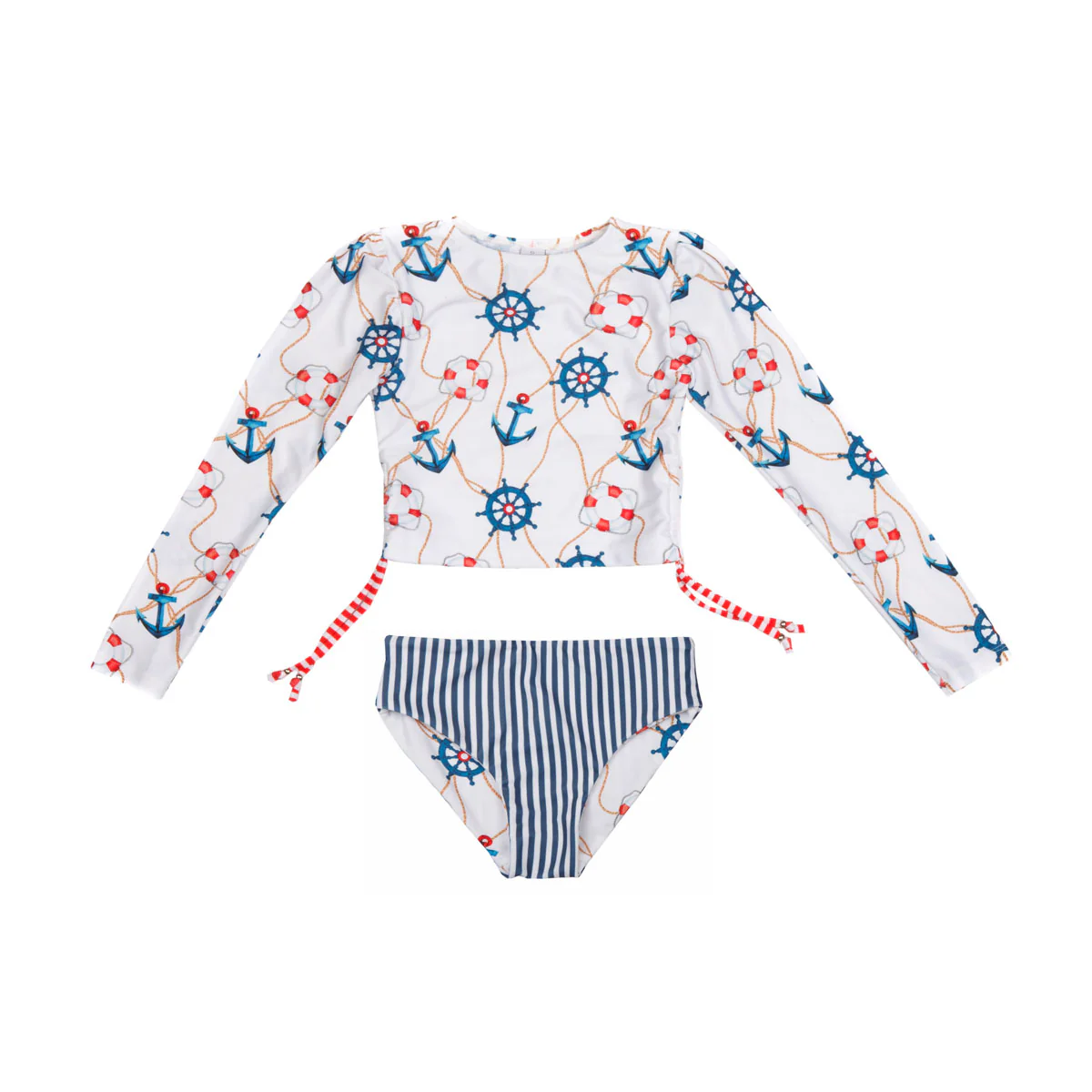 2 Piece Swimsuit Set with Side Ties - Image 5