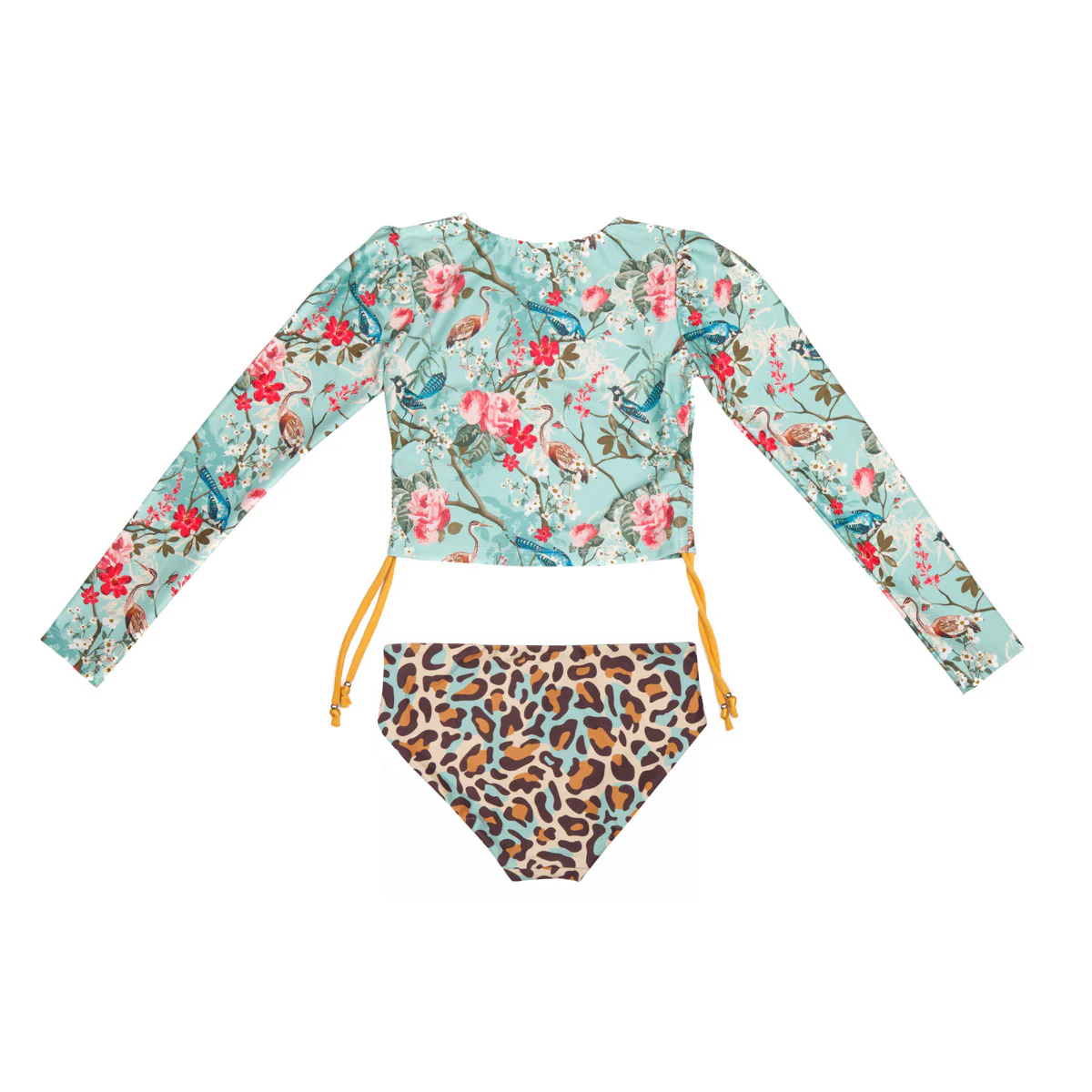 2 Piece Swimsuit Set with Side Ties - Image 6