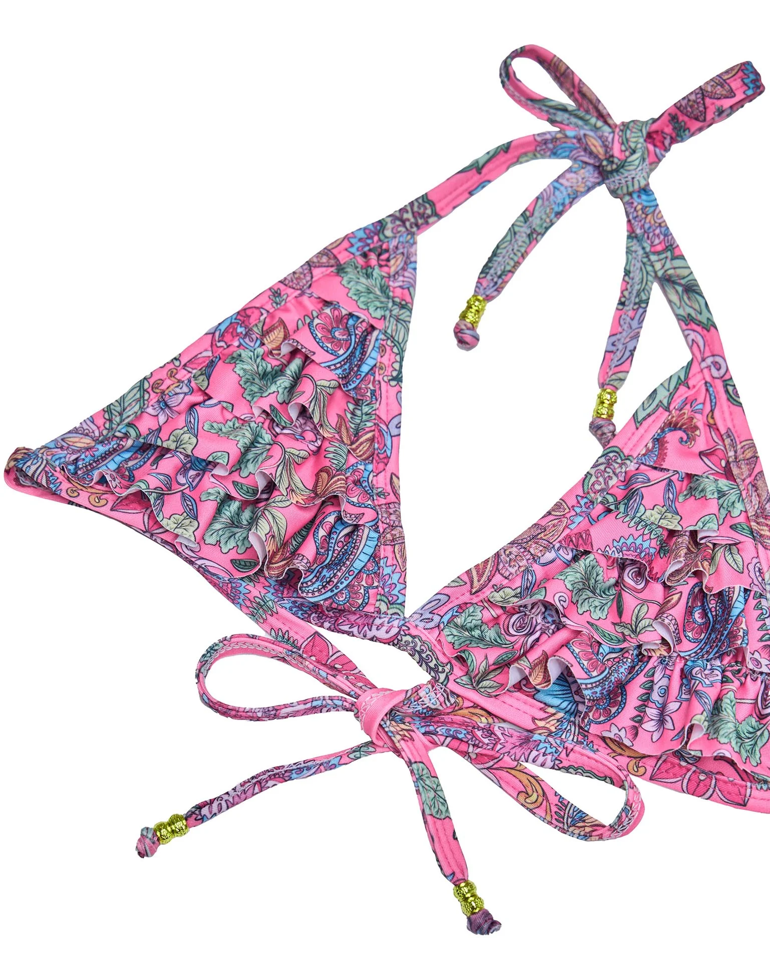 Girls Frill Bikini Set – Triangle Top & Frill Detail (Liberty) - Image 4