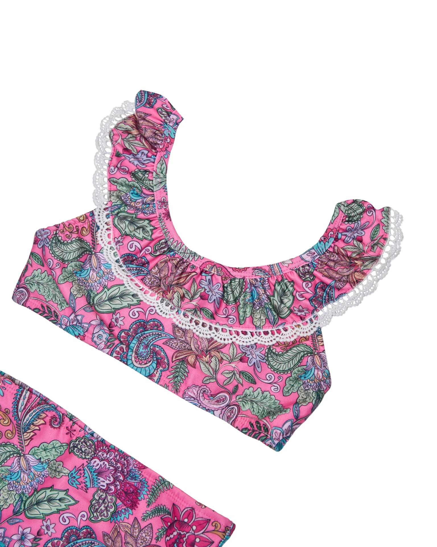 Girls Ruffle Neckline Bikini (Liberty Print) - Image 4